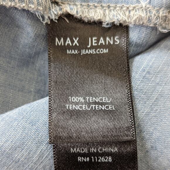 Max Jeans Chambray Sleeveless Top Sz XS - Picture 6 of 7